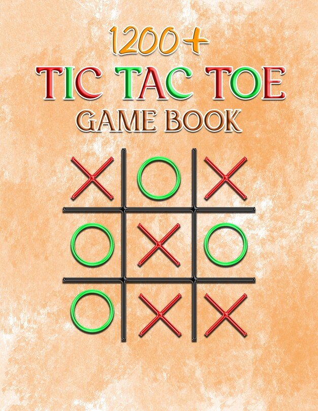 Couverture_1200+ Tic Tac Toe Game Book