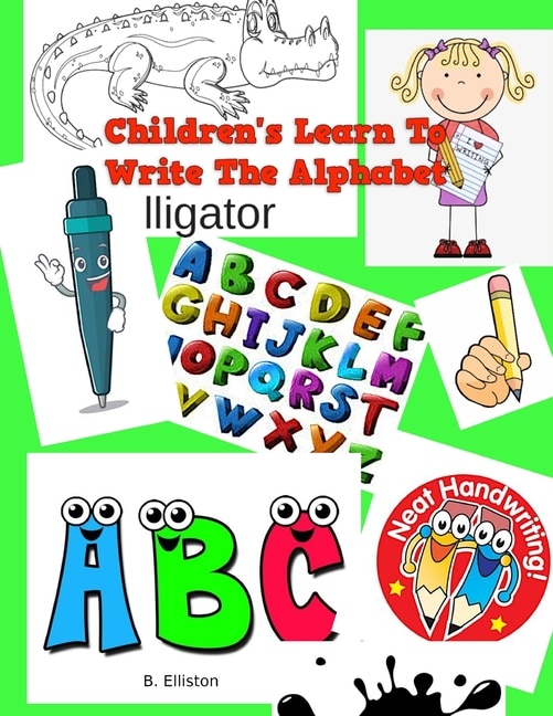 Front cover_Children's Learn To Write The Alphabet