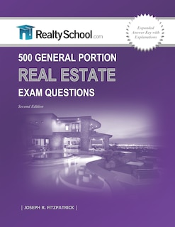 Front cover_500 General Portion Real Estate Exam Questions