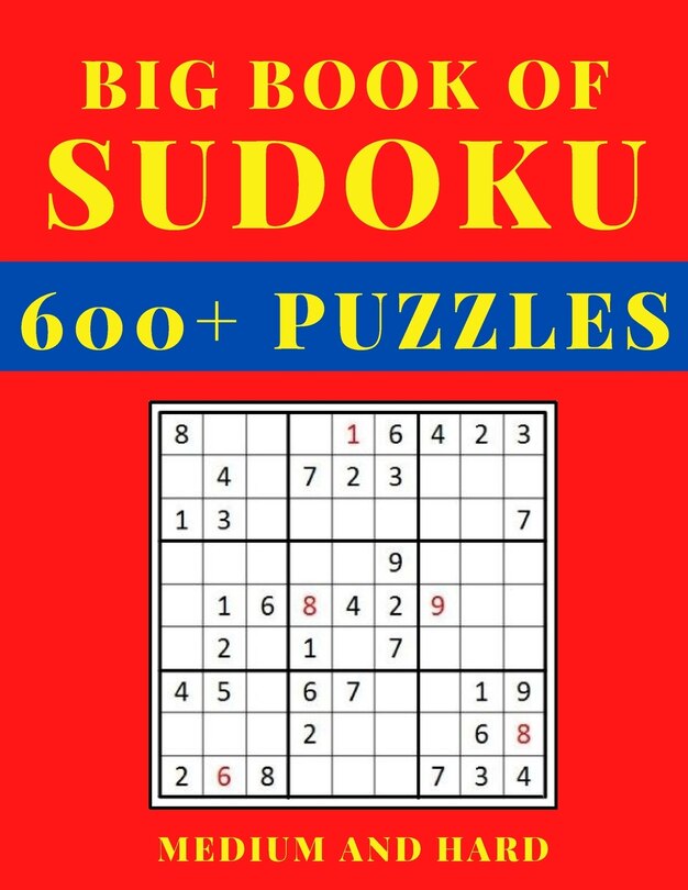 Couverture_Big Book of Sudoku - Medium and Hard