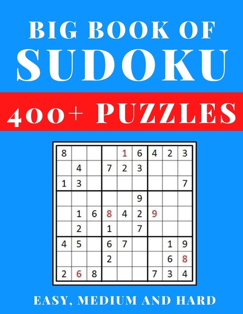 Couverture_Big Book of Sudoku - Easy, Medium and Hard