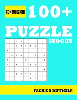 Couverture_100+ Puzzle Sudoku Facile a Difficile