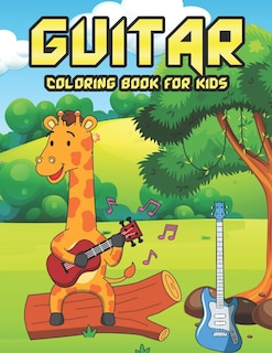 Front cover_Guitar Coloring Book For Kids