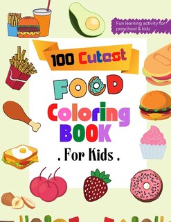Couverture_100 Cutest Food Coloring Book