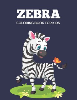 Front cover_Zebra coloring book for kids