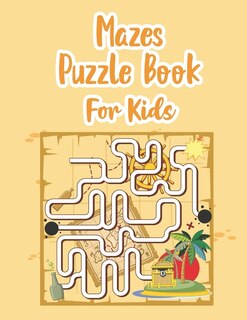 Front cover_Mazes Puzzle Book For Kids