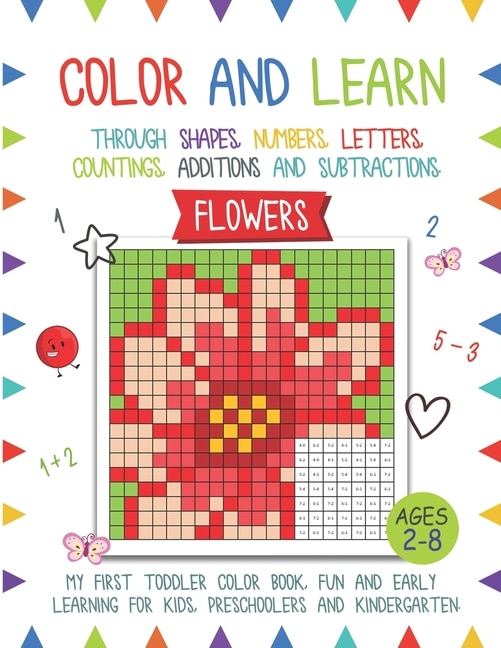 Front cover_Color and Learn - Flower