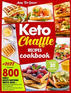 Front cover_Keto Chaffle Recipes Cookbook