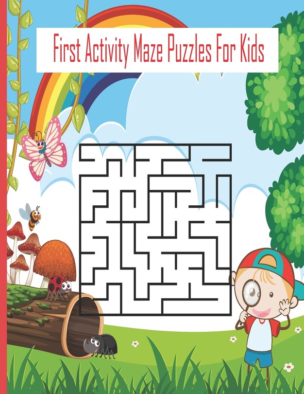 Front cover_100 Maze for Kids Ages 4-8
