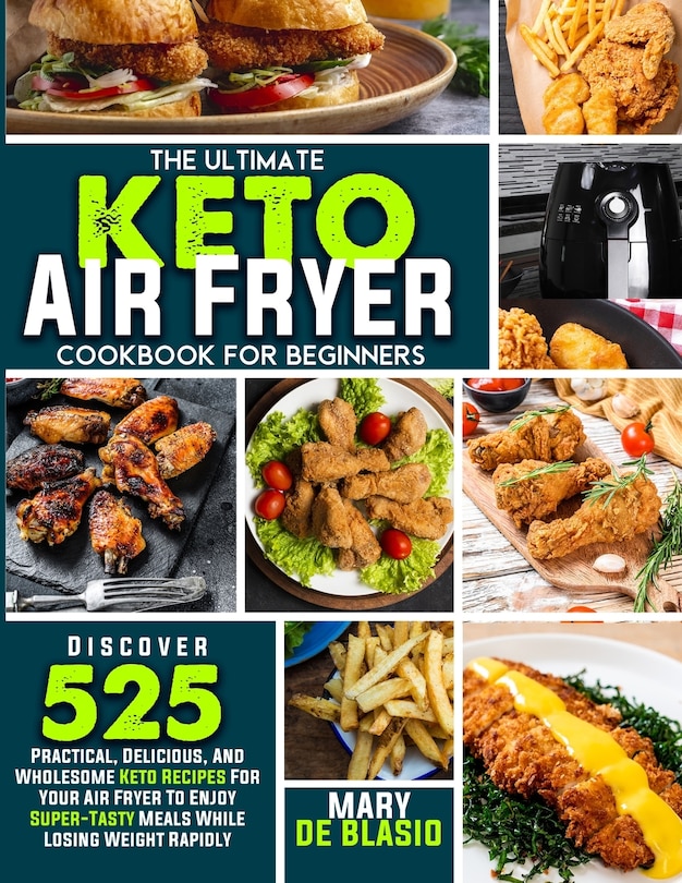 Front cover_The Ultimate Keto Air Fryer Cookbook For Beginners