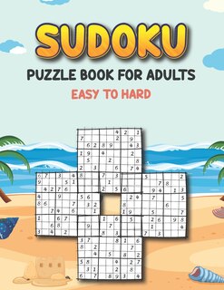 Front cover_Sudoku Puzzle Book for Adults Easy to Hard