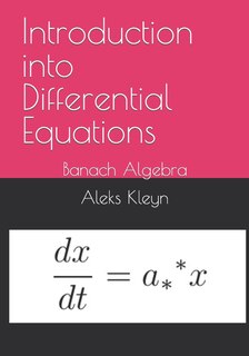 Front cover_Introduction into Differential Equations