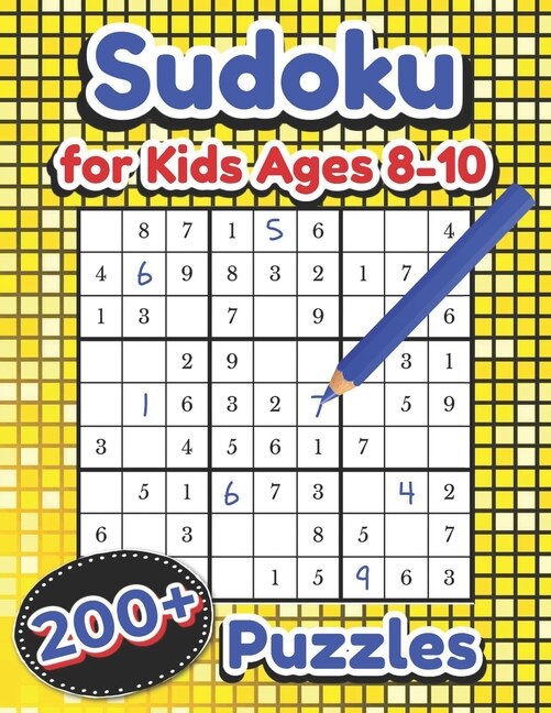Front cover_Sudoku for Kids Ages 8-10