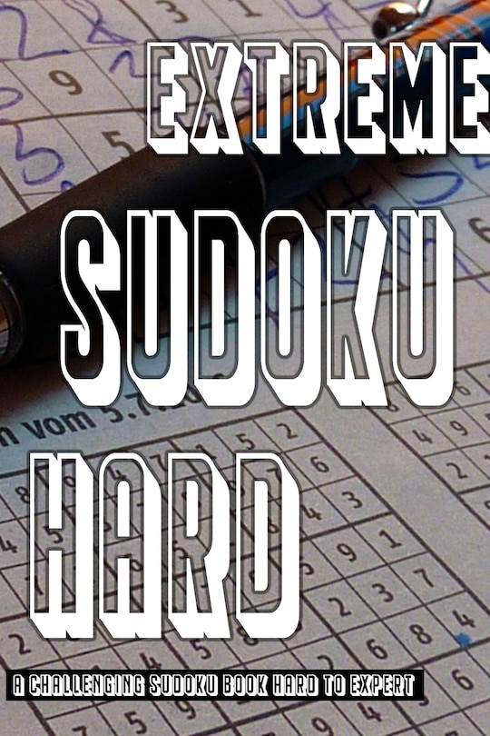 Couverture_Extreme Sudoku Puzzle Book