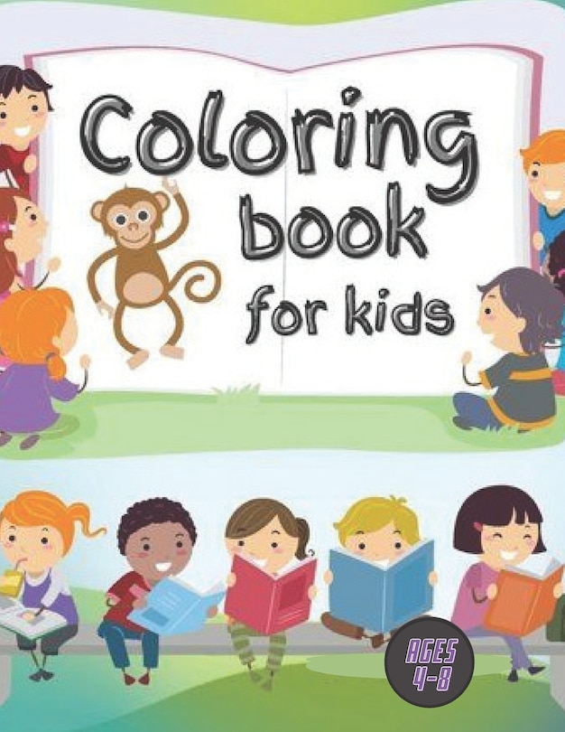 Couverture_coloring Book For Kids Ages 4-8