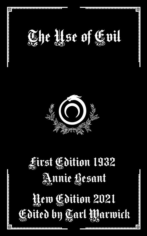 Front cover_The Use of Evil