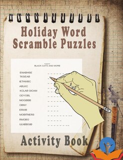 Couverture_Holiday Word Scramble Puzzles