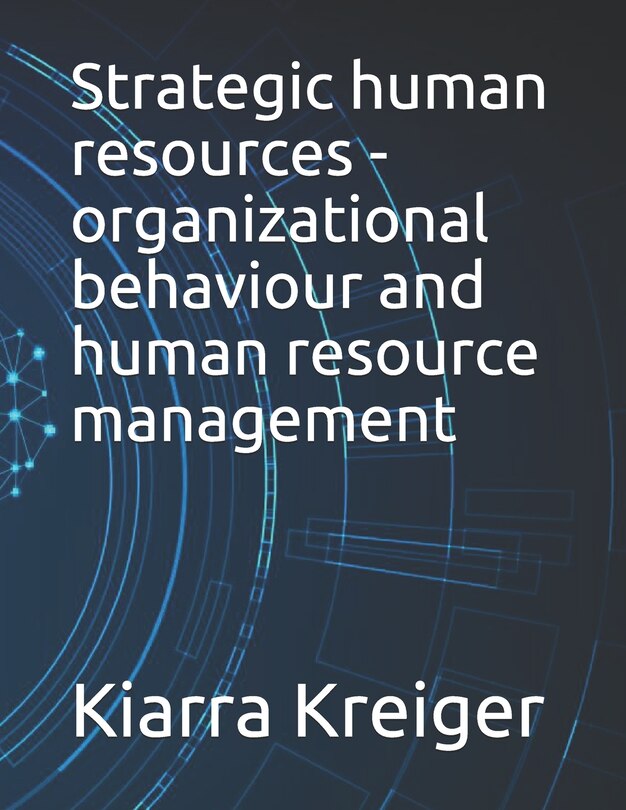 Couverture_Strategic human resources - organizational behaviour and human resource management