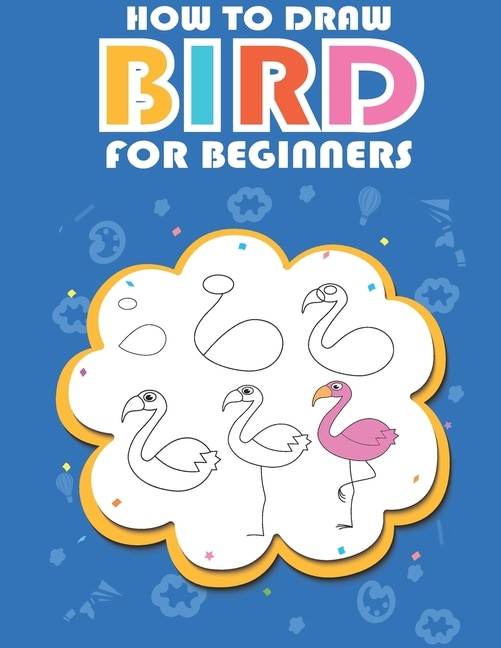 Front cover_How to draw bird for beginners