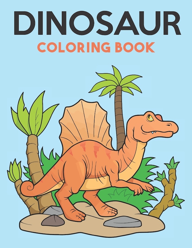 Front cover_Dinosaur Coloring Book