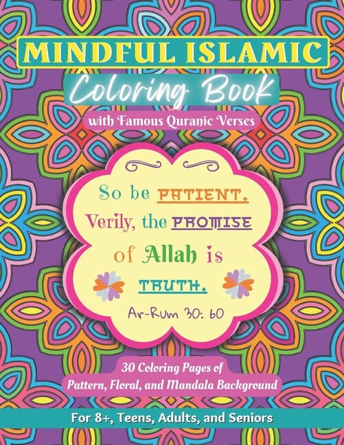 Couverture_Mindful Islamic Coloring Book for Teens, Adults, and Senoirs