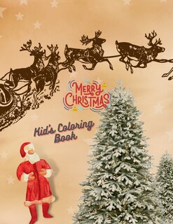 Couverture_Merry Christmas Kid's Coloring Book