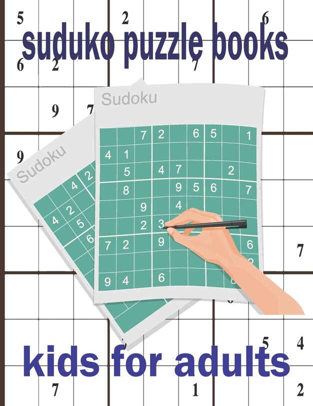 Front cover_suduko puzzle books Kids for adults
