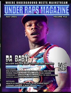 Couverture_Under Raps Magazine Vol 11 Featuring DaBaby, RNS Steppaman, Prince Peezy & Lala Chanel plus more