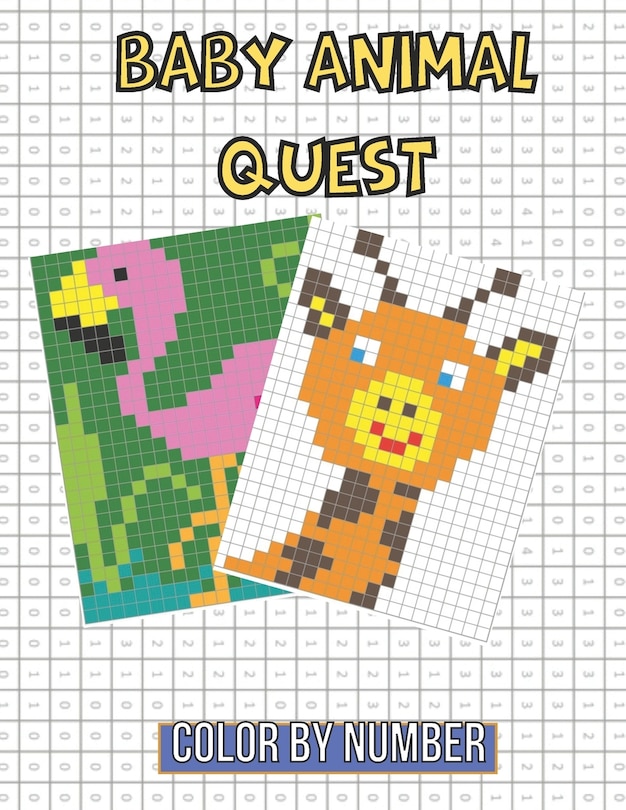 Couverture_Baby Animal Quest Color By Number