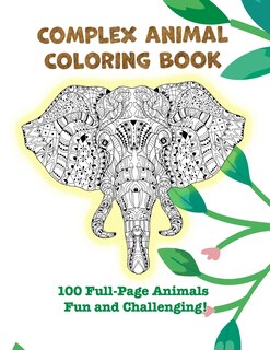 Front cover_Complex Animal Coloring Book