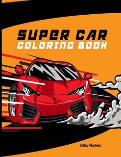 Front cover_Super Car Coloring Book