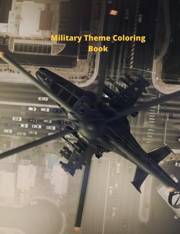 Front cover_Military Theme Coloring Book