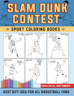 Couverture_Slam Dunk Contest Coloring Books - Complete All Winners !