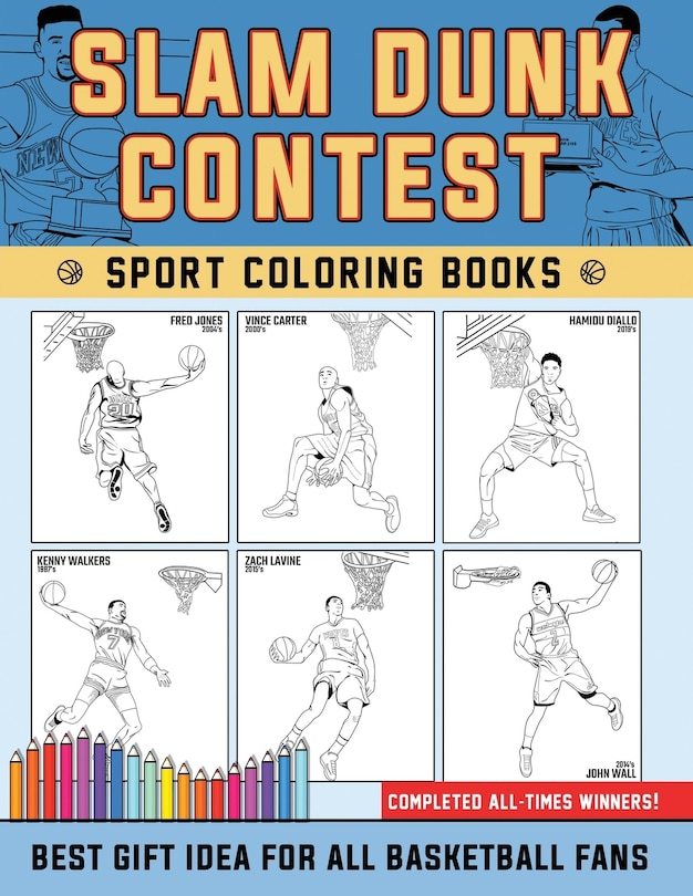Couverture_Slam Dunk Contest Coloring Books - Complete All Winners !