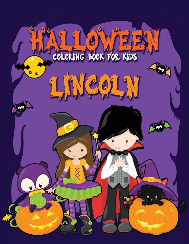 Front cover_Halloween Coloring Book for Lincoln