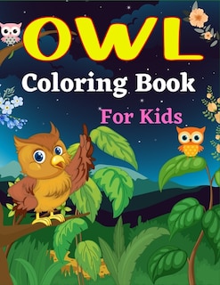 Front cover_OWL Coloring Book For Kids
