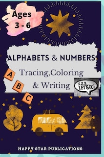 Front cover_ABC Alphabets and 123 Number Tracing Book for kids