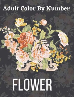 Front cover_Adult Color By Number Flower