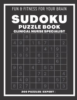 Front cover_Sudoku Book For Clinical Nurse Specialist Expert