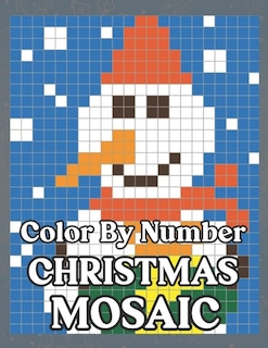 Front cover_Color By Number Christmas Mosaic