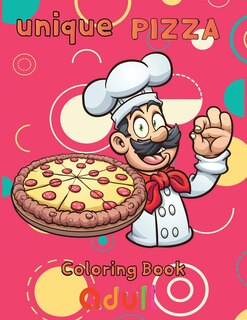 Couverture_unique pizza coloring book adult