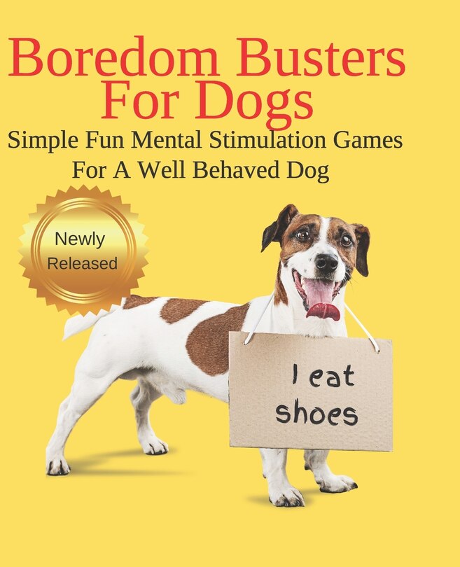Front cover_Boredom Busters For Dogs Simple Fun Mental Stimulation Games For A Well Behaved Dog