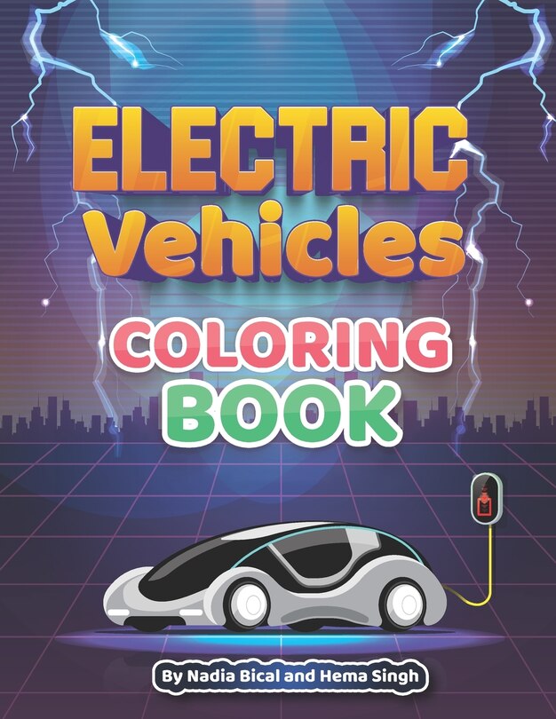 Couverture_Electric Vehicles Coloring Book