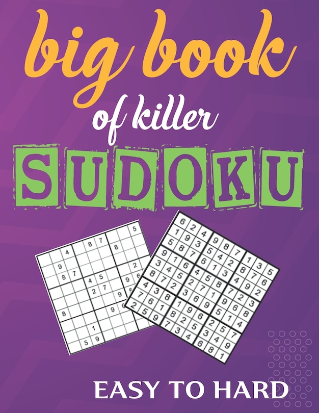 Front cover_big book of killer sudoku easy to hard