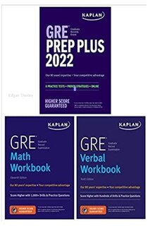 Gre: Complete 2022 3-book Set: 6 Practice Tests + Proven Strategies + Online (kaplan Test Prep)