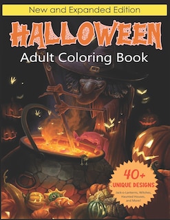 Front cover_Halloween Adult Coloring Book