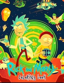 Front cover_Rick and Morty Coloring Book