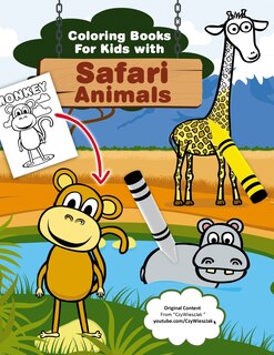 Couverture_Coloring Books for Kids with Safari Animals