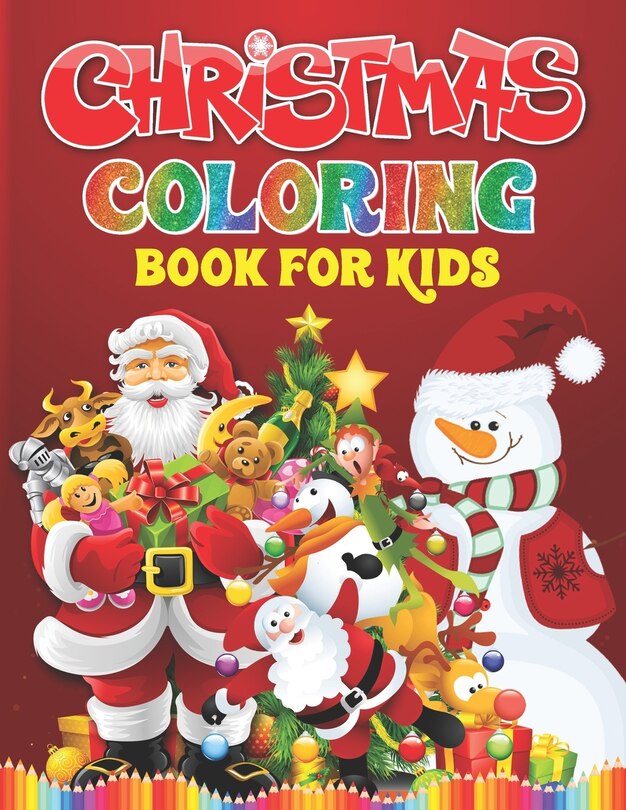 Front cover_Christmas Coloring Book For Kids