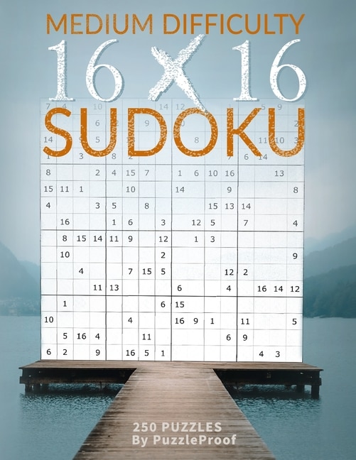 16 X 16 Sudoku Puzzle Book 2 - Normal: 250 Medium Skill Level 16X16 Sudoku Puzzles. Two Puzzles Each Page. Solutions at the back of the book.